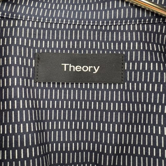 Theory Mens Button Up Long Sleeve Shirt - Picture 5 of 8
